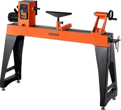 Produktbild von Holzbearbeitungsdrehmaschine 1,5 PS 16 x 40 Zoll Holzdrehmaschine Variable Drehzahl 0-3200 U/min