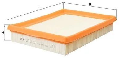 Zdjęcie produktu dla Filtr powietrza KNECHT LX 523