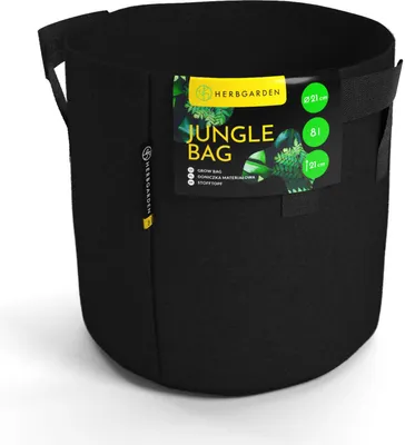 Produktbild von Herbgarden Stofftopf Jungle Bag Round 8 Liter