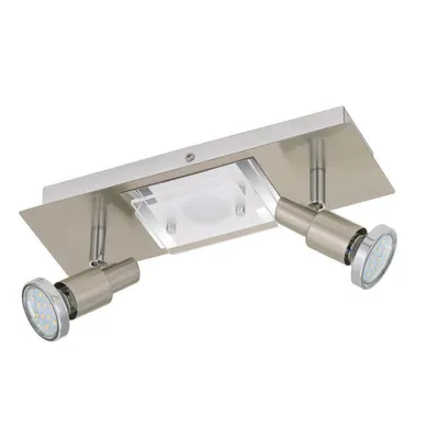 Produktbild von Briloner LED Wand- und Deckenleuchte 3flg COMBINATA Metall-Glas matt-nickel