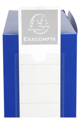 Obrázek produktu pro EXACOMPTA archivační krabice s uzávěrem, PP, 100 mm, modrá