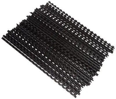 Produktbild von Genie 11181, Binderücken, Schwarz, 25 Blätter, Kunststoff, 6 mm, 60 mm