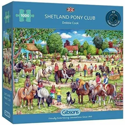 Imagen del producto de GIBSONS - Puzzle del Club de Ponis Shetland, 1000 piezas