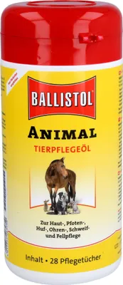 Obrázok produktu pre Ballistol utierky na starostlivosť o zvieratá Vet, 28 ks TUE