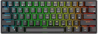 Image de Royal Kludge Rk61 Rgb Mechanical Keyboard, Brown Switch (Black)