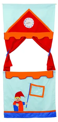 Productafbeelding van Poppentheater voor kinderen, met 6 handpoppen