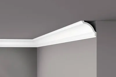 Immagine prodotto di Cornice a soffitto NMC GP NOMASTYL Noel Marquet Battiscopa decorativo Battiscopa decorativo moderno colore bianco 2 m
