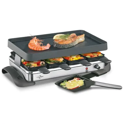 Immagine prodotto di Raclette / grill da tavolo Kuchenprofi Grande8, per 8 persone, 47 x 24,5 x 13,5 cm