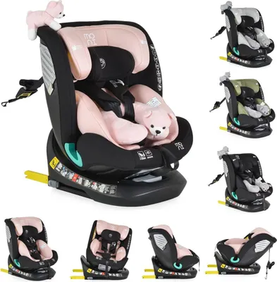 Produktbild von Moni Serengeti Gently Pink 40-150 cm i-Size 360° Autostoel