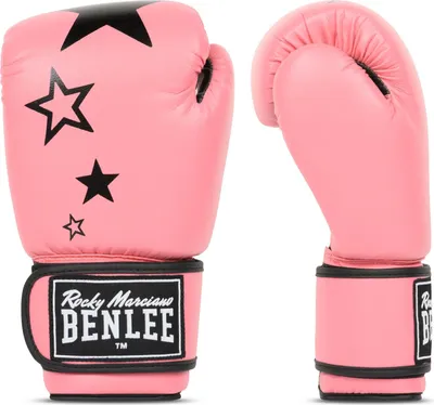 Image de Gants de boxe en similicuir SISTAR Baby Pink 14 oz BENLEE