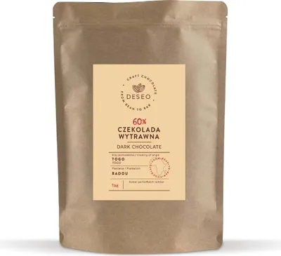Zdjęcie produktu dla Dropsy czekolada wytrawna Togo 60% 1kg DESEO