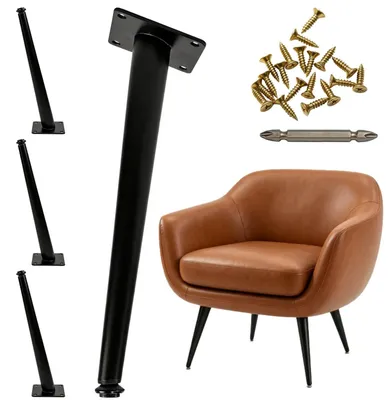 Immagine prodotto di Piedini per mobili - Set di 4, neri, 30 cm