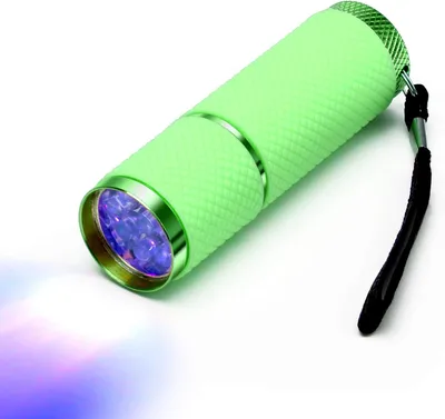 Produktbild von LED-Taschenlampe 1 Stück, Kleine Leuchttaschenlampe Mit 9 LEDs, Tragbare Nageltrockner Für Nagelgel In Grün