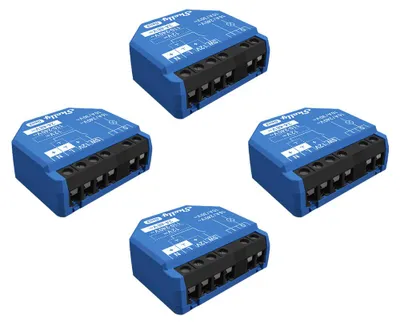 Produktbild von Shelly 1 Gen3 - WLAN Smart-Schalter-Relais mit Potentialfreie Kontakte, 1 Kanal