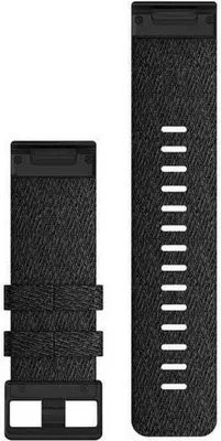 Produktbild von Garmin Ersatzarmband QuickFit 26mm Nylon Schwarz/Schiefergrau
