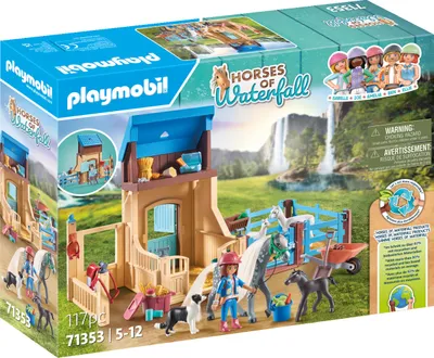 Produktbild von PLAYMOBIL Horses of Waterfall 71353 Amelia & Whisper mit Pferdebox