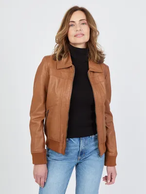 Produktbild von JCC Lederjacke 2999101-2 Damen cognac XXL