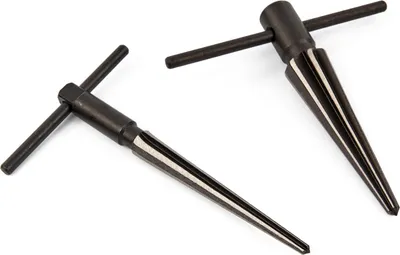 Immagine prodotto di Alesatori conici da officina da 3-22 mm, alesatori conici per fori in metallo, alesatori manuali, alesatori con gambo conico, utensili conici, taper alesatore, con manico a T, 2 pezzi