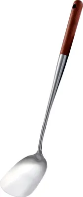 Produktbild von Edler Küchenspatel, Edelstahl mit Holzgriff, 43 cm für Kasan Kazan Grill Utschak Plow