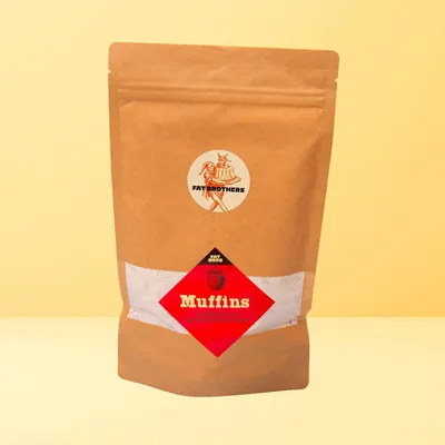 Produktbild von Muffins mit Weißer Schokolade und Himbeeren Backmischung