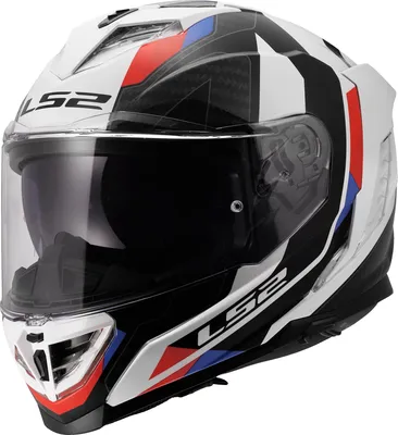 Image de Casque LS2 FF818 Storm III Sporty, blanc/bleu/rouge, XS (53/54)