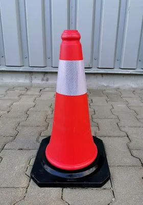 Produktbild von Verkehrsleitkegel 50 cm Profi Pylone Pylonen Warnkegel Leitkegel Hochreflex