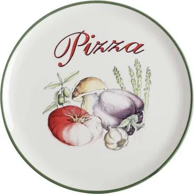 Immagine prodotto di Piatto pizza in Vetroceramica 32 cm con funghi