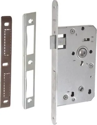Produktbild von Einsteckschloss 72/55 WC rechts, mit Schließstück JANIA Z216, silber verzinkt