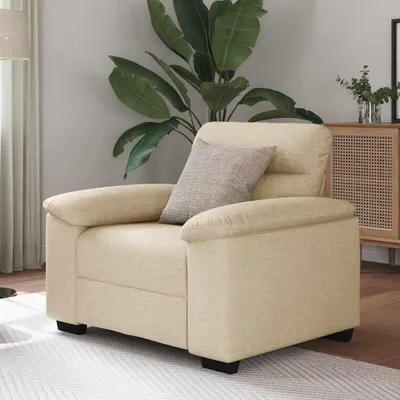 Produktbild von Möbel Sessel Creme 100x81x84 cm Stoff - Klassische Sofas CC4534