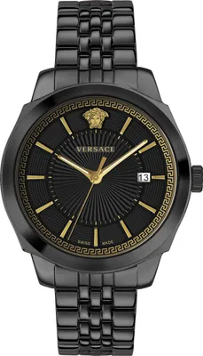 Immagine prodotto di Versace VEV901823 Orologio da uomo Icon Classic oro nero con bracciale in acciaio inossidabile NUOVO
