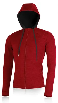 Obrázek produktu pro Lasting pánská merino mikina KARMIN červená