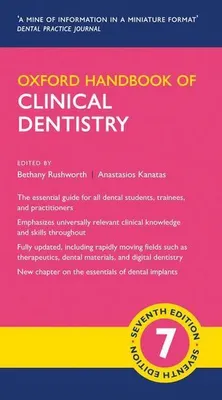 Obrázek produktu pro Oxford Handbook of Clinical Dentistry