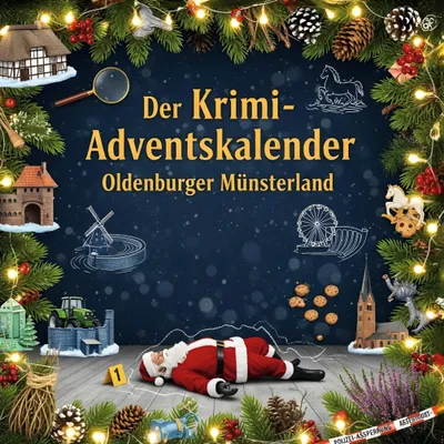 Produktbild von Der Krimi-Adventskalender Oldenburger Münsterland