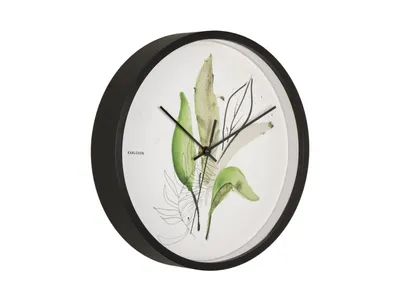 Produktbild von Karlsson - Wanduhr Botanical Leaves - Dschungelgrün