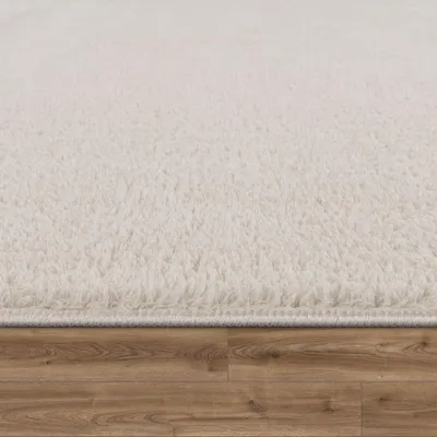 Produktbild von TT Home Wohnzimmer Teppich Kurzflor Anti-Rutsch Rückseite Unifarben Modern Waschbar Größe 240x340 cm