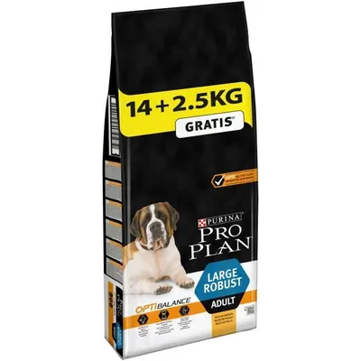 Productafbeelding van Pro Plan Hondenvoer, Volwassen, Grote Rassen, Robusto, 14+2,5 Kg