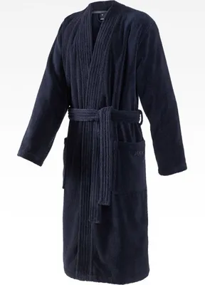 Produktbild von JOOP! Herrenbademantel Kimono 1647 Farbe blau Größe 54/56