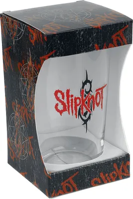 Produktbild von Slipknot Bierglas  Slipknot Logo klar Standard