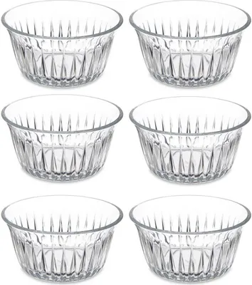 Produktbild von Pasabahce Frezya Glasschüssel 6er Set Ø10x5cm Schale Dessertschale transparent