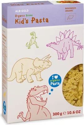 Produktbild von ALB-GOLD Kids-Pasta "Dinos" -(300 g)