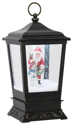 Image de vidaXL Lanterne de Noël ESPOO, lumière blanche froide, 20,5 x 20,5 x 40 cm