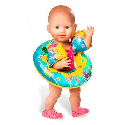 Image de Poppen Zwemring met Zwembandjes