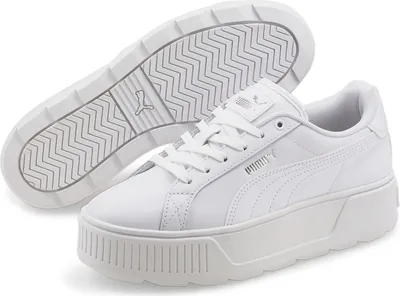 Produktbild von Puma Karmen L - Weiß / Weiß Leder Größe: 39 Normal