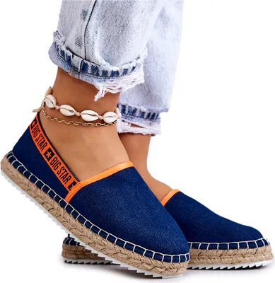 Produktbild von Espadrilles aus Stoff Big Star JJ274877 Marineblau 37