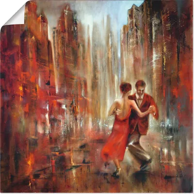 Produktbild von ARTland Poster Tango Abstrakt Größe: 100x100 cm