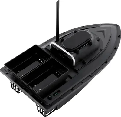 Produktbild von Angelköderboot, Dual-Bin-System, 5200mAh Lithium-Batterie, schwarz
