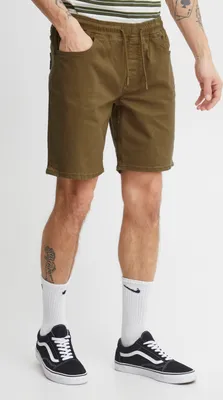 Produktbild von Blend 20715203 Denim Shorts Herren Jeans Shorts Kurze Denim Hose mit Stretch und Kordeln Blizzard Regular Fit