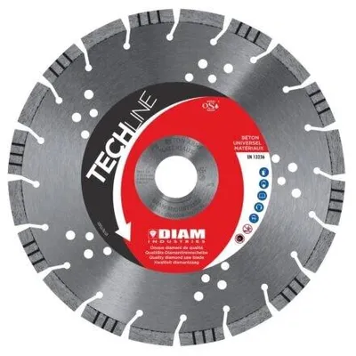 Image de Disque diamant pour béton multi matériaux diam 230x22,23 - DIAM INDUSTRIES - FX230/22