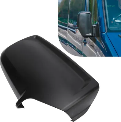 Immagine prodotto di Calotta dello specchietto retrovisore, nero elegante, copertura dell'aletta della portiera dell'auto antigraffio, ricambio per Sprinter 906 dal 2006 al 2018, lato destro