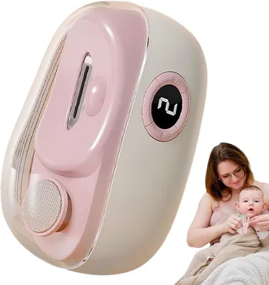 Produktbild von Minicee Elektrische Nagelfeile USB mit LED, 3 Geschwindigkeiten & Auffangbehälter Rosa